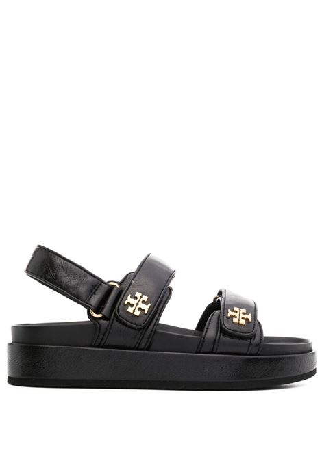 Black Kira leather sandals Tory Burch - women TORY BURCH | 144328001